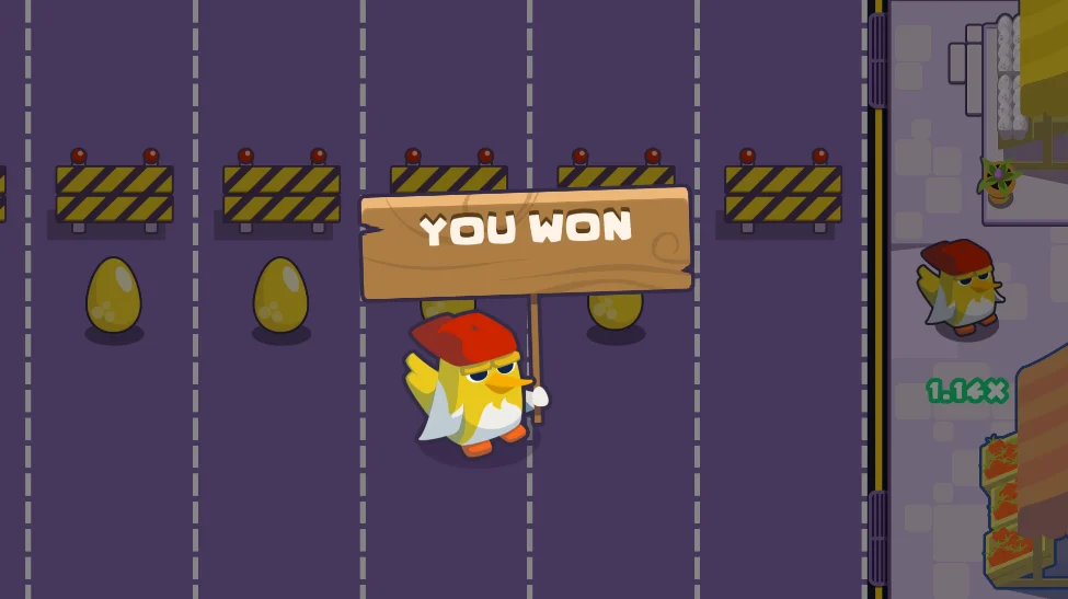 Spiel Chicken Cross